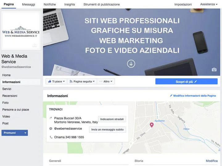 Ottimizzazione pagina facebook