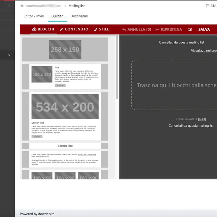 Integrazione newsletter